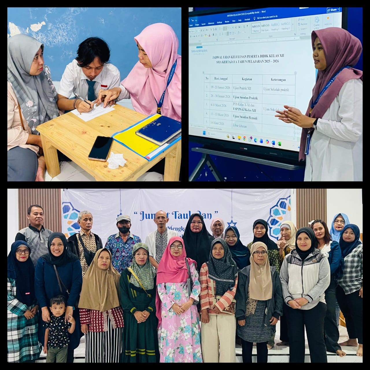 SMA Kertajaya Sosialisasikan Syarat Kelulusan Kelas XII Tahun Pelajaran 2025–2026 kepada Wali Murid